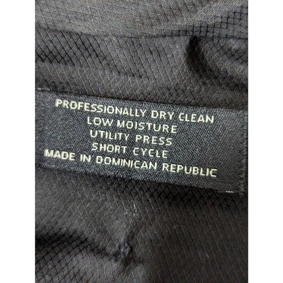 JOSEPH A. BANK! SMART CHARCOAL GRAY WOOL PLEATED FRONT, CUFFED SLACKS! SZ 36x30 - Picture 9 of 11